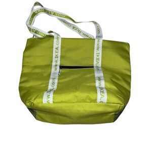 Retired IKEA Kylvaska large soft cooler bag lime green insulated